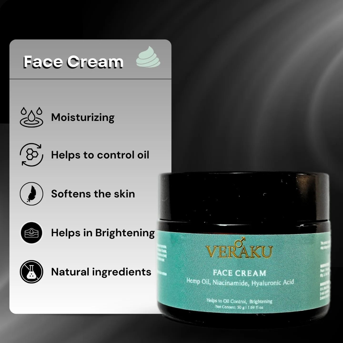 Coffee & Charcoal Face Mask | Skin Brightening Face Cream | COMBO PACK | For Men - Veraku