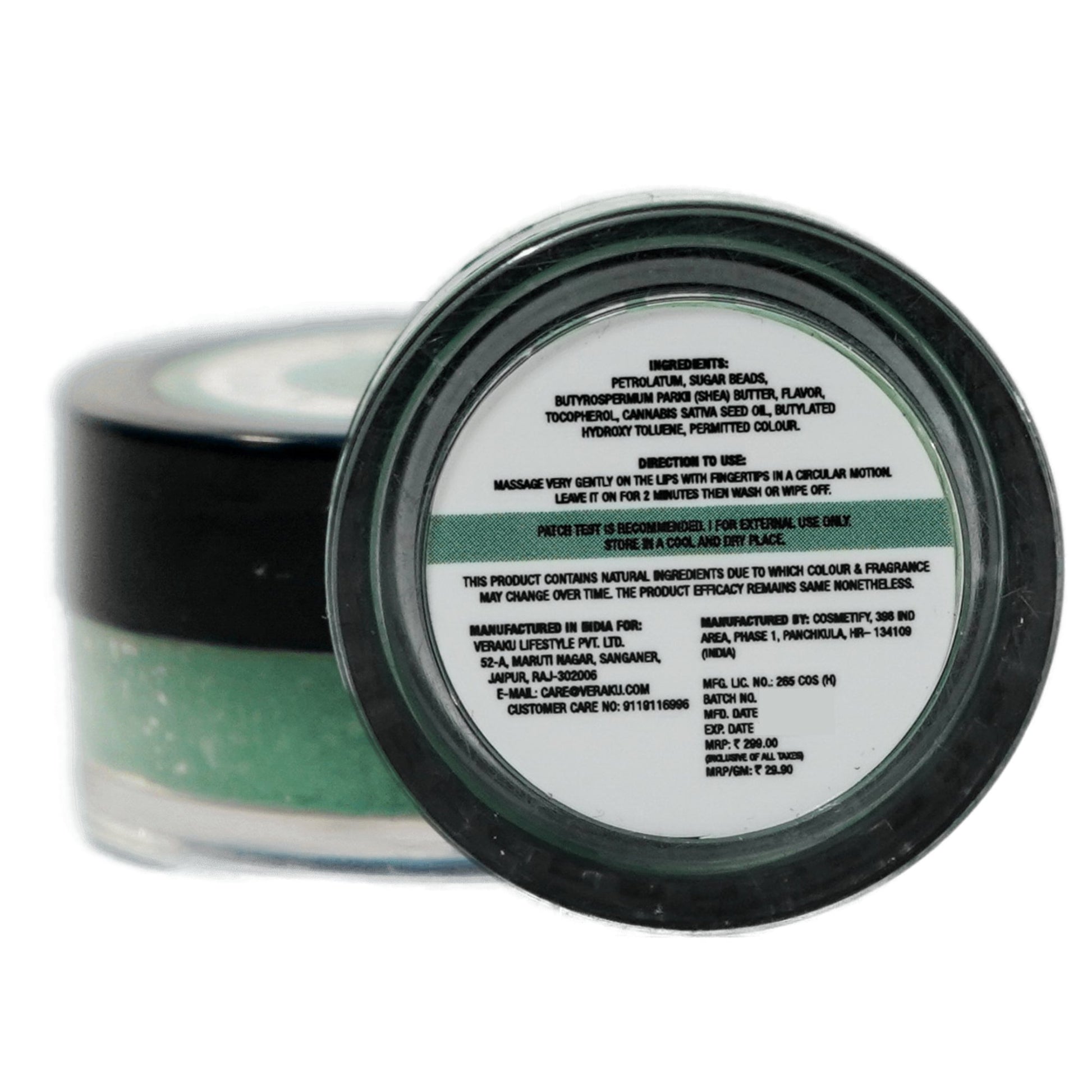 Lip Scrub | For Dark lips | Exfoliate & Restore Natural Colour | 10GM - Veraku